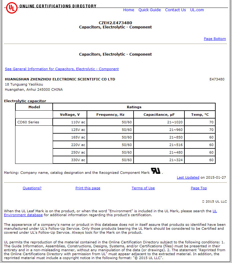 UL certification in the United States